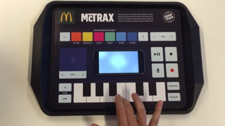 McDonald’s запустил приложение для превращения подноса в диджейский пульт