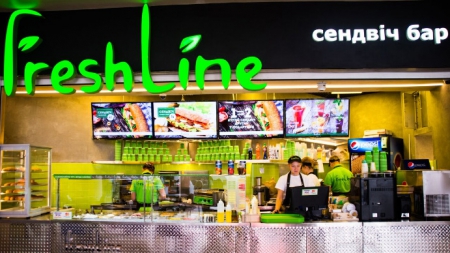 На фудкорте ТЦ Globus появился сэндвич-бар Fresh Line