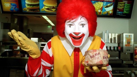 McDonald’s избавится от Рональда Макдоналда из-за пугающих клоунов