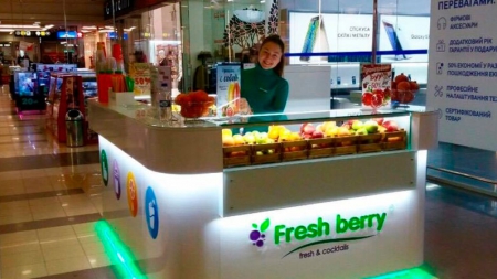 Остров-бар Fresh berry открылся в ТРК Солнечная Галерея