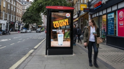 Burger King увеличил количество клиентов за счет динамической наружной рекламы в Лондоне