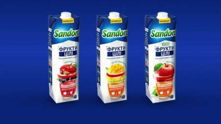 Бренд Sandora® компанії PepsiCo Україна представив серію інноваційних соків та нектарів «Фрукти цілі»