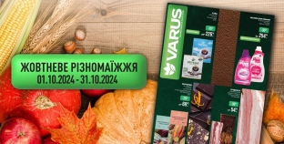 Різномаїжний жовтень: акційні пропозиції на улюблені товари у тематичному каталозі від VARUS
